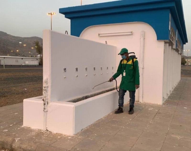 من عمليات التنظيف والتعقيم بالمشاعر