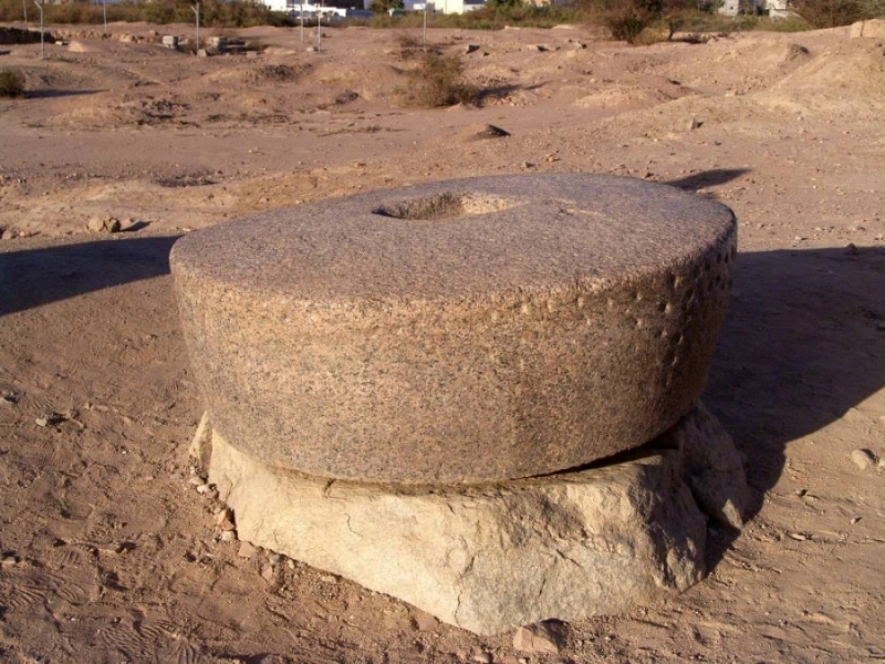 رحى أثرية من الأخدود (مكة)