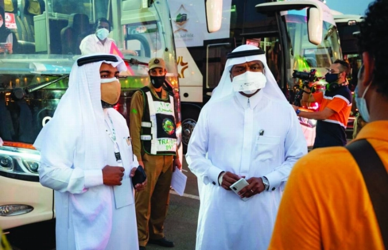 عبدالفتاح مشاط خلال تواجده بالمشاعر (مكة)