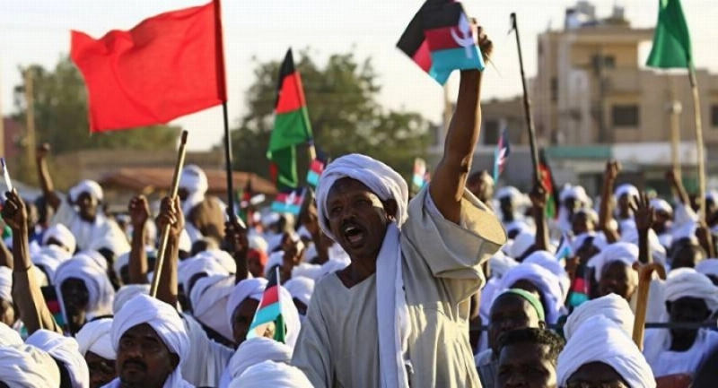 من المظاهرات في السودان (مكة)