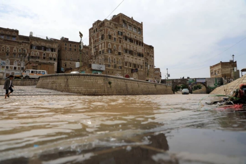 الدمار في صنعاء جراء السيول (مكة)
