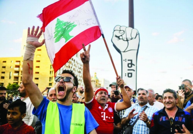 مظاهرات لبنان توحدت ضد حزب الله (مكة)
