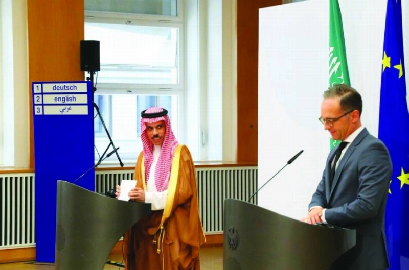 مؤتمر وزير الخارجية السعودي مع نظيره الألماني (إعلامي الخارجية )