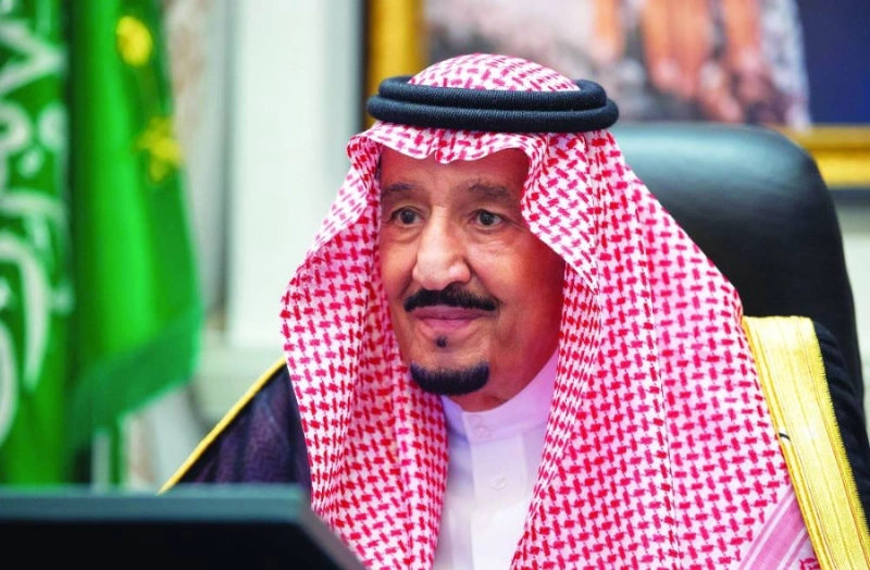 الملك سلمان بن عبدالعزيز مترئسا الجلسة (واس)