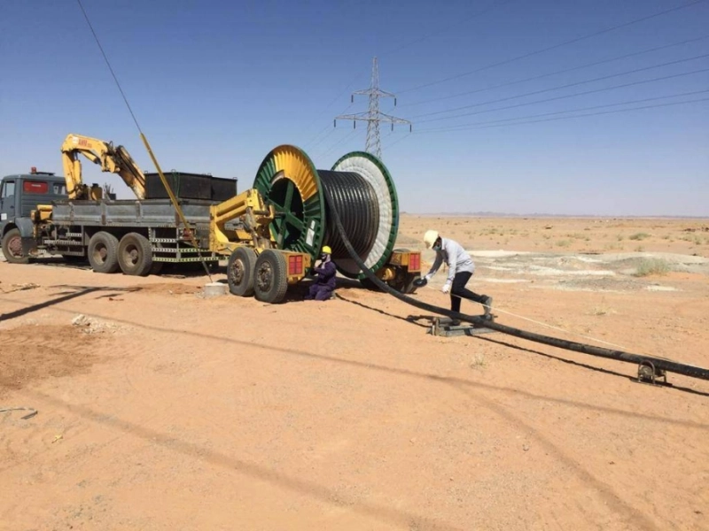 أحد مشاريع شركة الكهرباء