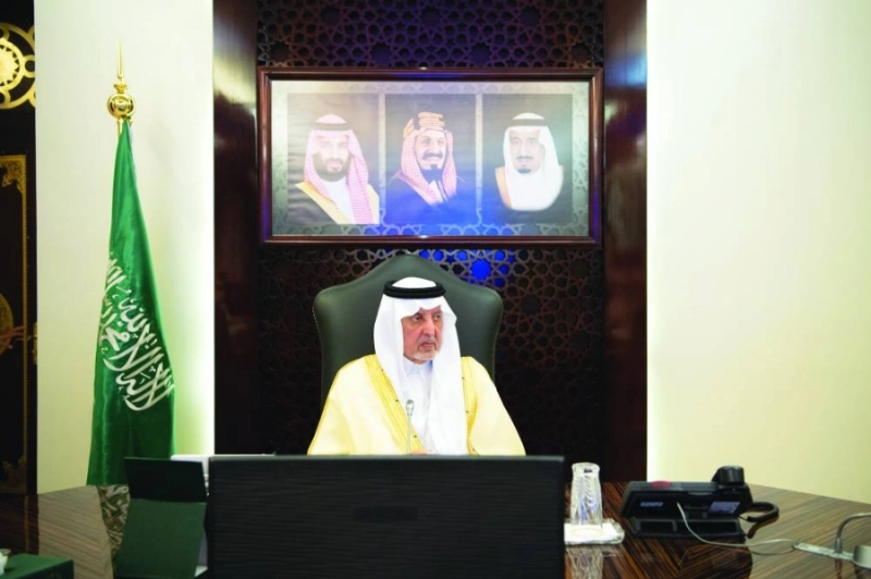 خالد الفيصل مترئسا الاجتماع (مكة)