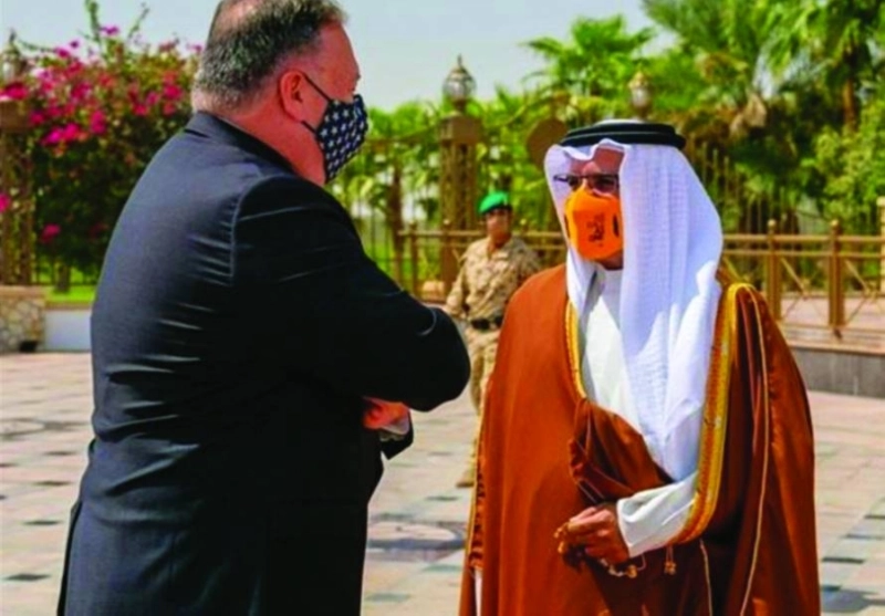 لقاء ولي عهد البحرين وبومبيو (مكة)