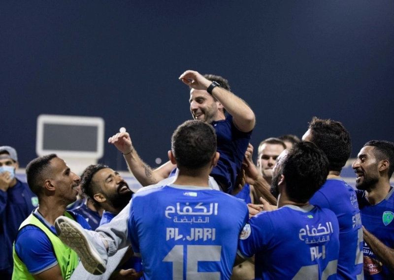 فرحة الفتح بالبقاء في دوري الأضواء (إعلامي الفتح)