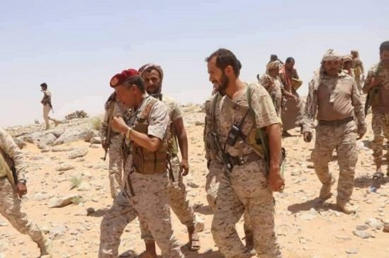 عناصر من الجيش اليمني بالجوف (مكة)