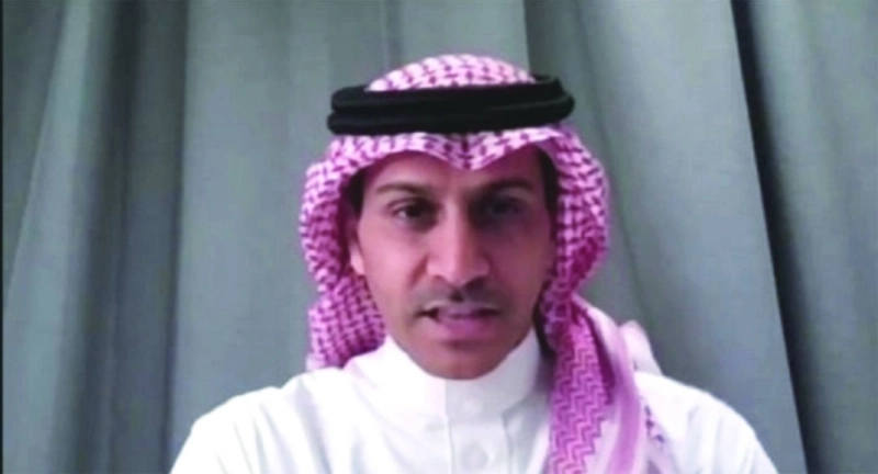 الحربي يتحدث في ورشة مبادرة الإفصاح أمس (مكة)