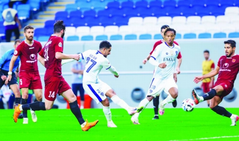 الهلال وشاهر خودرو أمس (إعلامي الهلال)