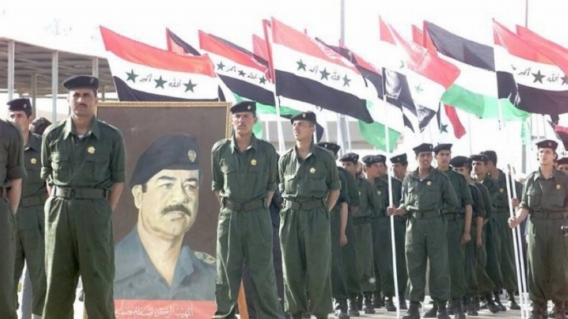 عناصر من حزب البعث العراقي في عهد الرئيس الأسبق صدام حسين (مكة)