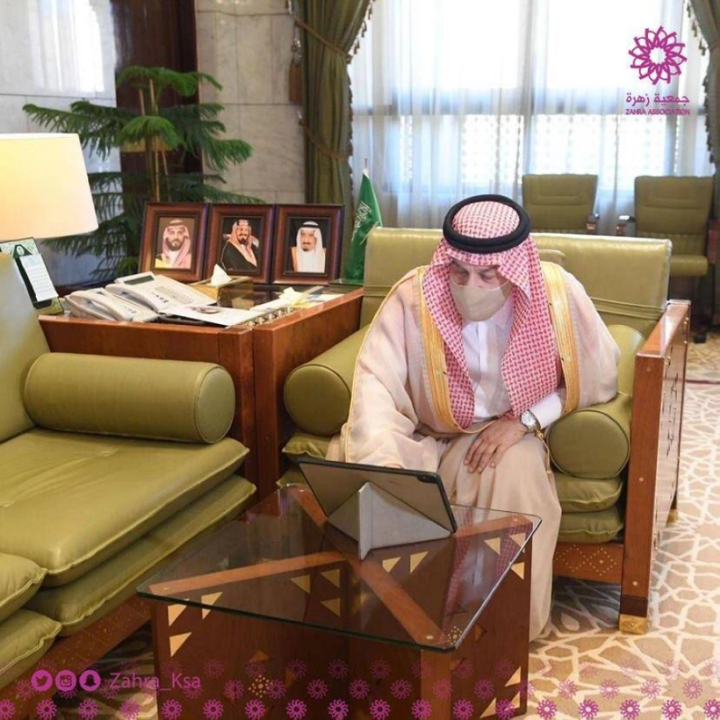 جانب من تدشين حملة العفو العافية لجمعية زهرة