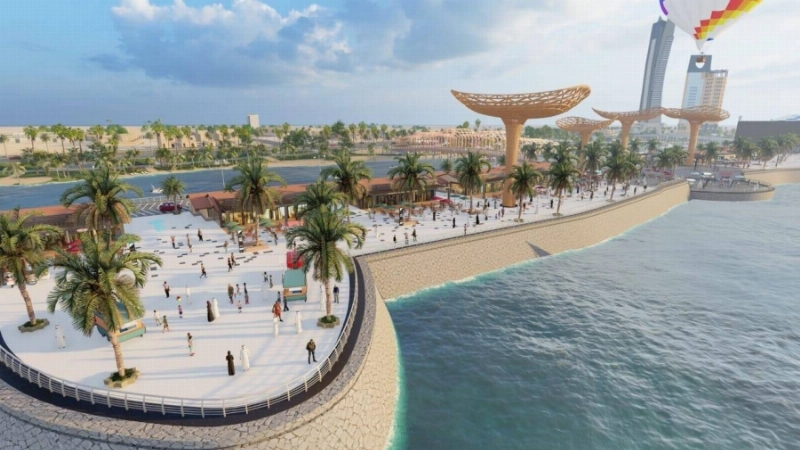 نموذج لمرافق جزيرة النورس (مكة)