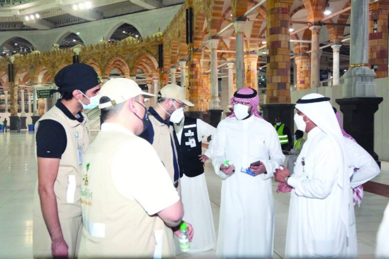وائل مطير خلال الجولة (مكة)
