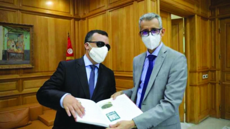 وليد الزيدي لدى تكليفه بالوزارة (مكة)