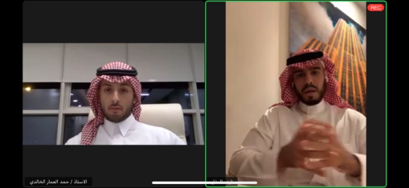 العذل يتحدث خلال الورشة (مكة)