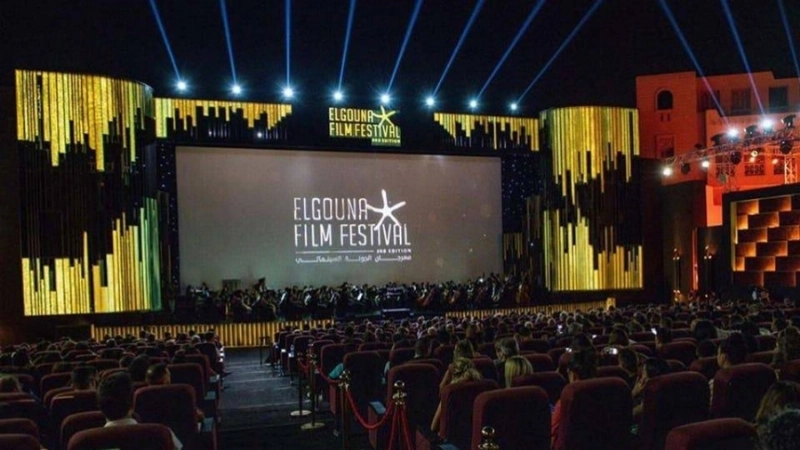 من افتتاح مهرجان الجونة السينمائي (مكة)