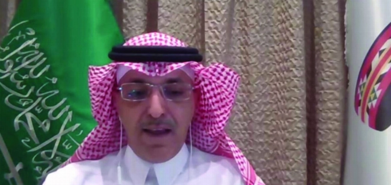 الجدعان خلال المشاركة (المالية)