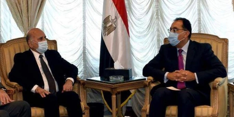 مصطفى مدبولي مع وزير الخارجية العراقي (مكة)