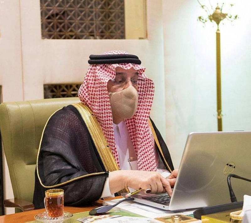 فيصل بن بندر خلال الافتتاح (مكة)