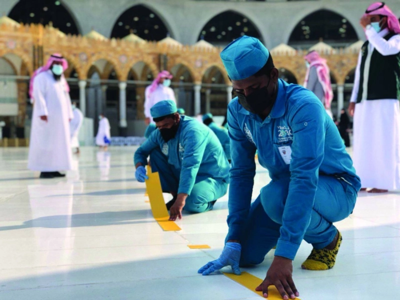 من إعادة ترتيب مسارات المطاف (مكة)