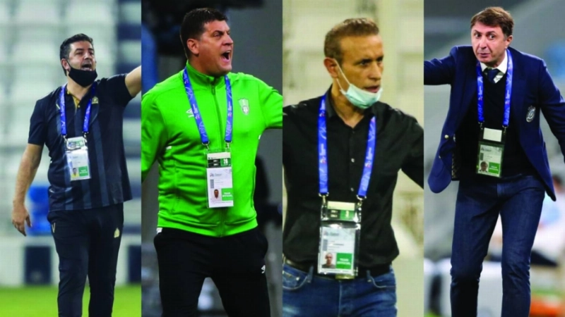 المدربون المتنافسون على الأفضل في غرب آسيا (موقع الاتحاد الآسيوي)