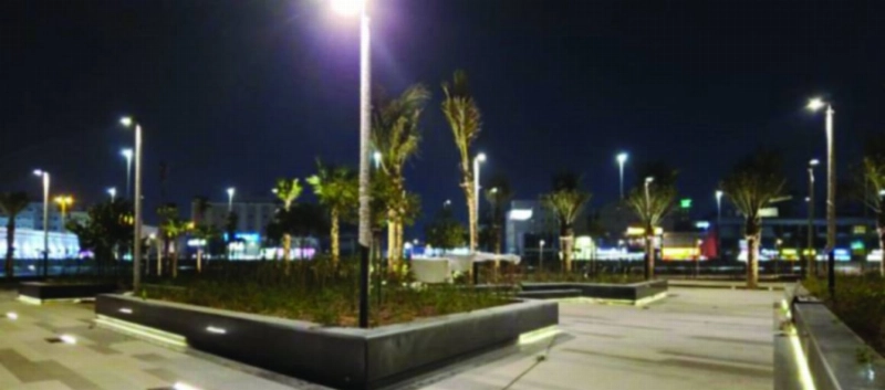 إحدى الحدائق المنفذة (مكة)