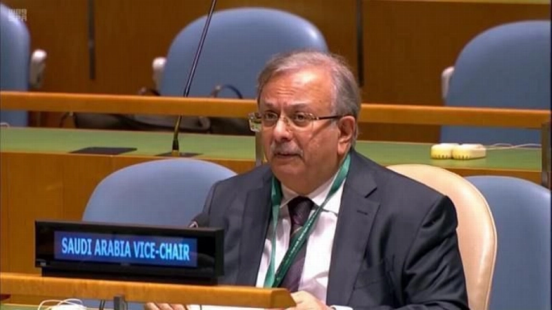 مندوب السعودية لدى الأمم المتحدة السفير عبدالله المعلمي (واس)