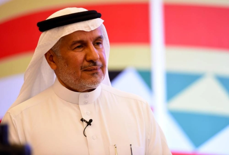 عبدالله الربيعة متحدثا خلال البرنامج (مكة)