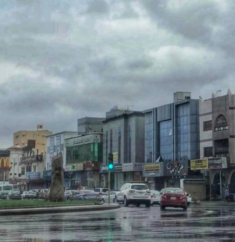 من أمطار جدة (مكة)