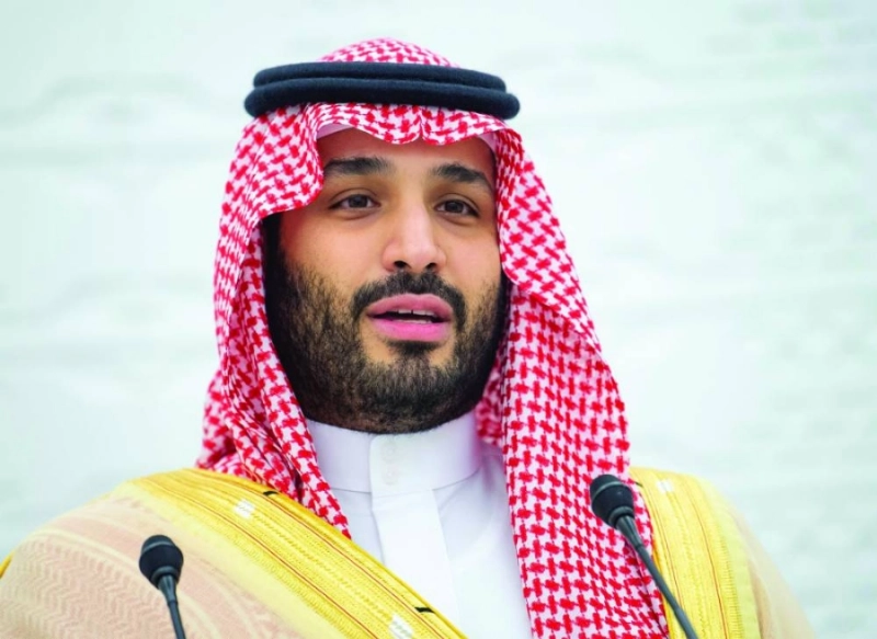 الأمير محمد بن سلمان خلال إلقاء بيان القمة (واس)