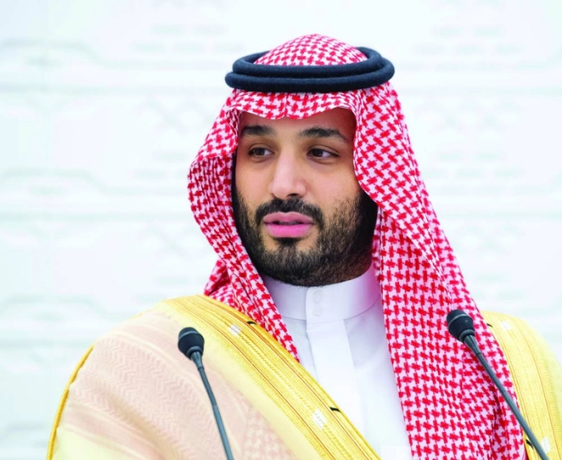 ولي العهد خلال الجلسة