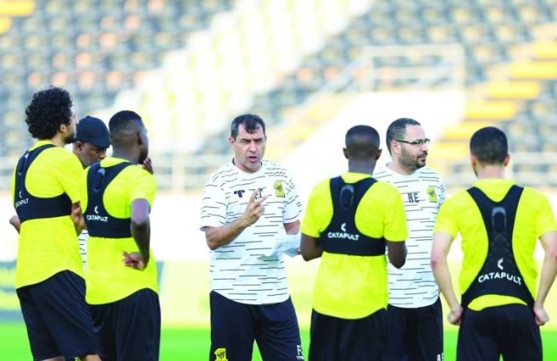 جانب من تدريبات الاتحاد (إعلامي الاتحاد)