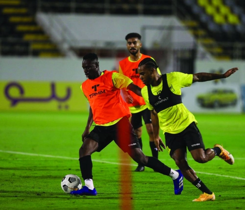 حصة تدريبية سابقة للاتحاد (إعلامي الاتحاد)
