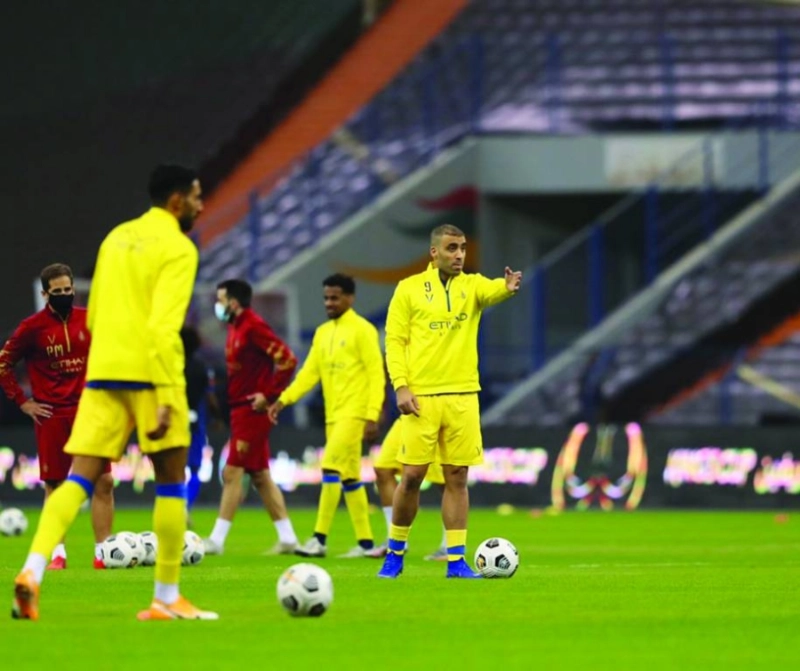 عبدالرزاق حمدالله كما بدا أخيرا (إعلامي النصر)