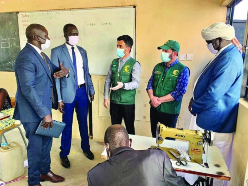 الفريق السعودي في جنوب السودان (واس)