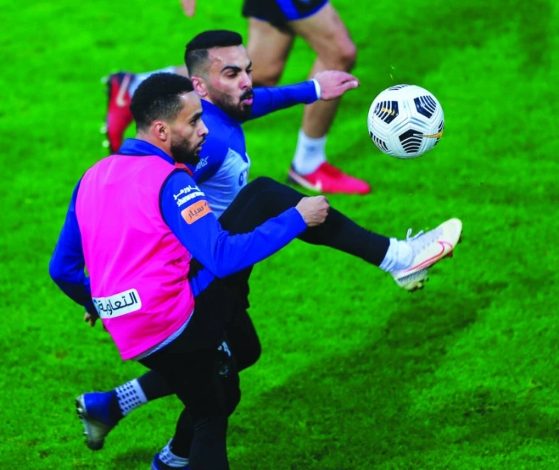 جانب من تحضيرات الهلال (إعلامي الهلال)
