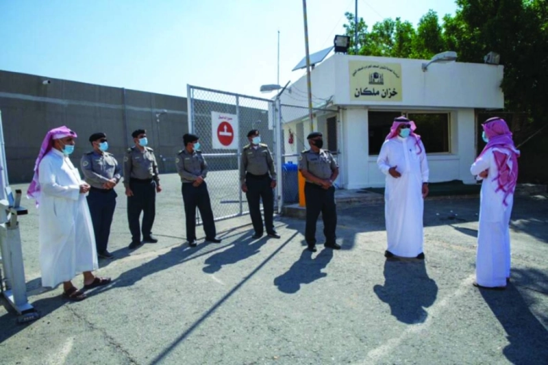الأمن المدني في أحد المواقع (مكة)