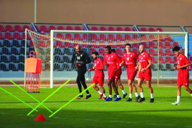 جانب من تدريبات الرائد (إعلامي الرائد)