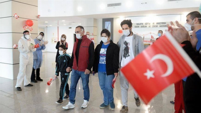 عدد من المتعافين من كورونا في تركيا (مكة)
