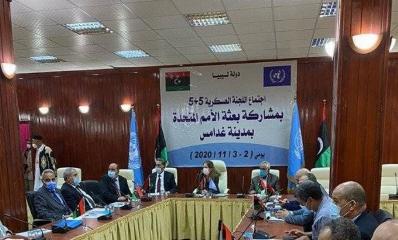 اجتماع للجنة العسكرية الليبية (مكة)