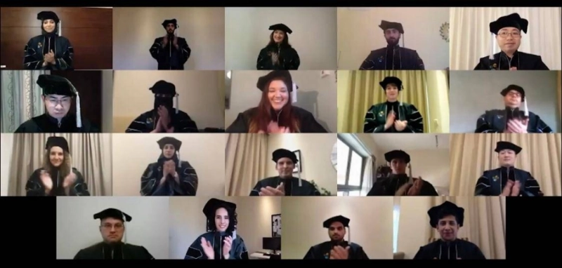 جانب من حفل تخرج الدفعة 11 من جامعة كاوست