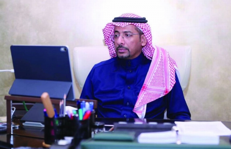 بندر الخريف خلال مشاركته (واس)