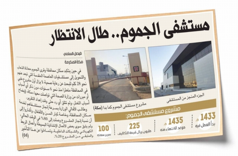 ضوئية لما نشرته «مكة» في 14 ديسمبر الجاري