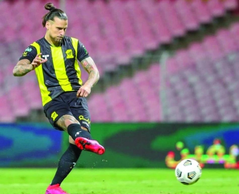 بريجوفيتش في إحدى مباريات الاتحاد (مكة)