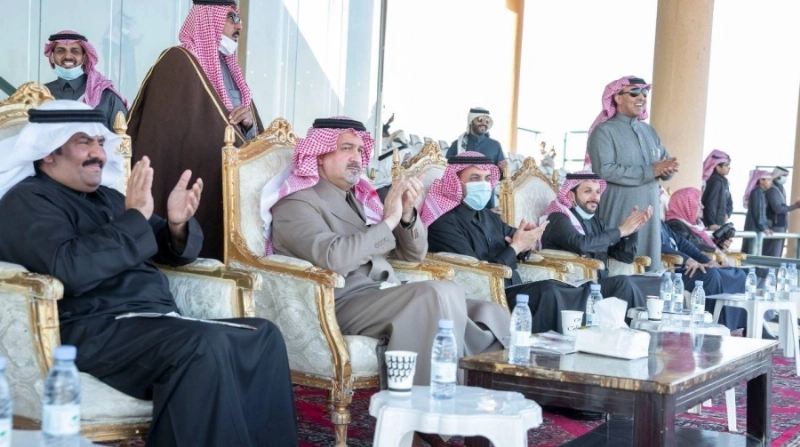 الأمير بندر بن خالد الفيصل يتفقد ميدان فروسية رماح