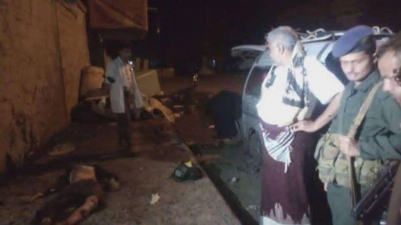 جانب من المجزرة الحوثية (مكة)