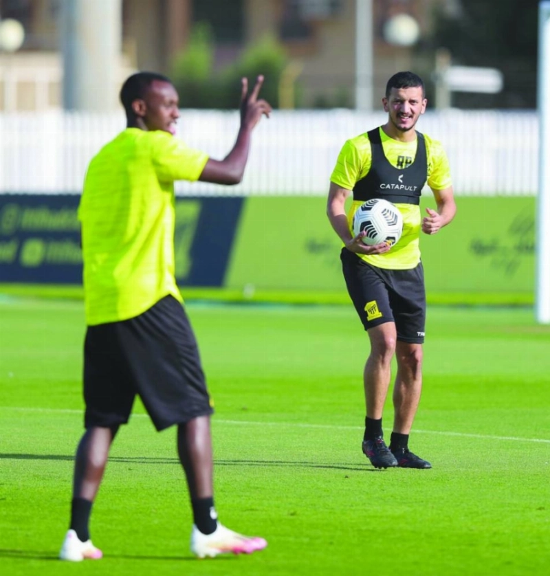 من تدريبات الاتحاد (مكة)