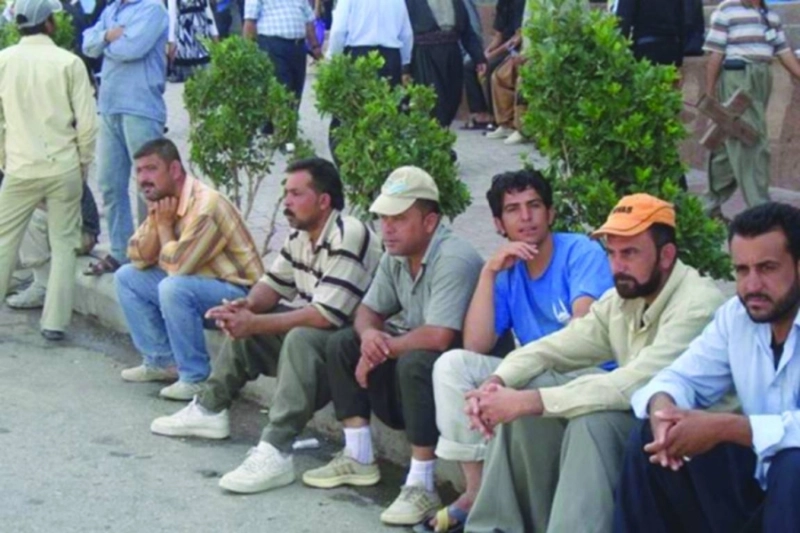 عاطلون عن العمل في العراق (مكة)